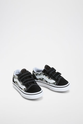 Baskets en cuir Old Skool V - Noir et blanc