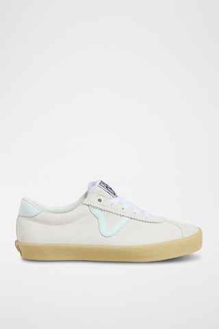 Baskets en nubuck Sport Low - Blanc