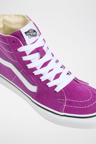 Baskets montantes en nubuck SK8-Hi - Fuchsia