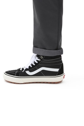 Baskets montantes en cuir SK8-Hi Mte-1 - Noir