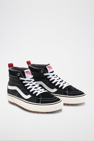 Baskets montantes en cuir SK8-Hi Mte-1 - Noir
