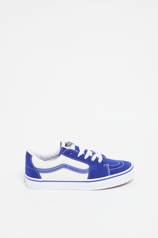 Baskets en nubuck JN SK8-Low - Bleu et blanc