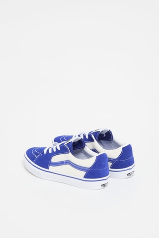 Baskets en nubuck JN SK8-Low - Bleu et blanc