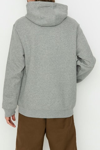 Sweat à capuche Arched Po - Gris clair chiné