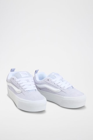 Sneakers plateformes en nubuck Knu Stack - Bleu clair