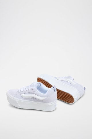 Sneakers plateformes en nubuck Knu Stack - Bleu clair