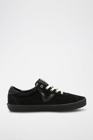Baskets en nubuck Sport Low - Noir
