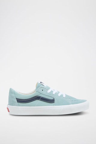 Baskets en cuir SK8-Low - Bleu clair