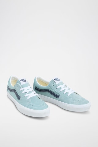 Baskets en cuir SK8-Low - Bleu clair
