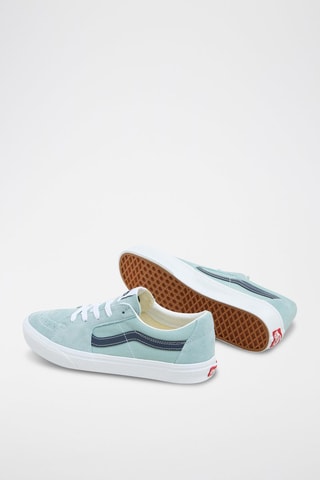 Baskets en cuir SK8-Low - Bleu clair