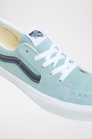 Baskets en cuir SK8-Low - Bleu clair