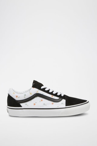 Sneakers en nubuck Old Skool - Noir et blanc