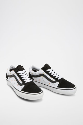 Sneakers en nubuck Old Skool - Noir et blanc