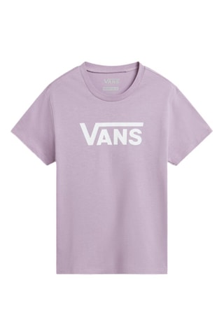 T-shirt Flying V Crew - Mauve
