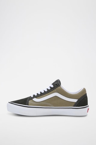 Baskets en cuir Skate Old Skool - Vert olive