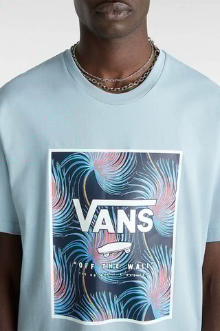 T-shirt Classic Print Box - Bleu