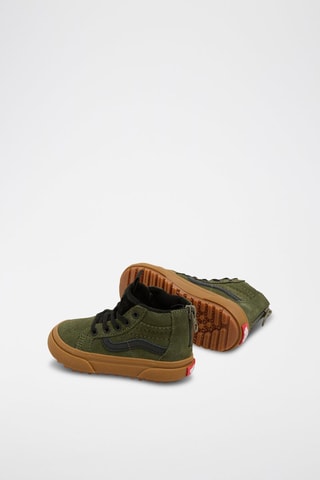 Baskets montantes en nubuck MTE SK8-Hi Zip - Vert