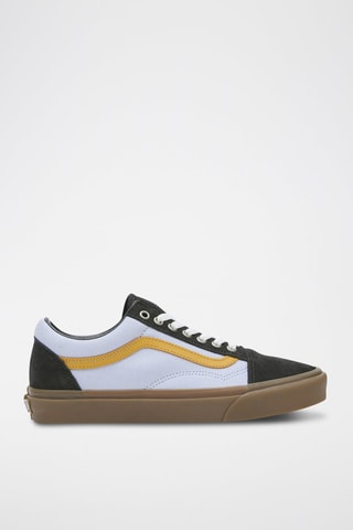Baskets en cuir UA Old Skool - Noir et ciel