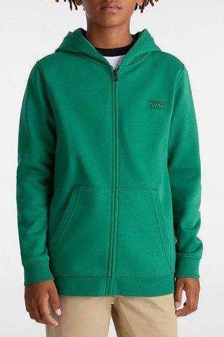 Sweat à capuche BY Core Basic II FZ - Vert