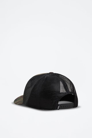 Casquette FULL PATCH TRUCKER - Kaki et noir