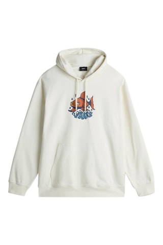Sweat à capuche Fish Loose Pullover - Blanc