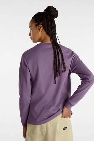 T-shirt WM FLYING V CLASSIC LS BFF - Violet