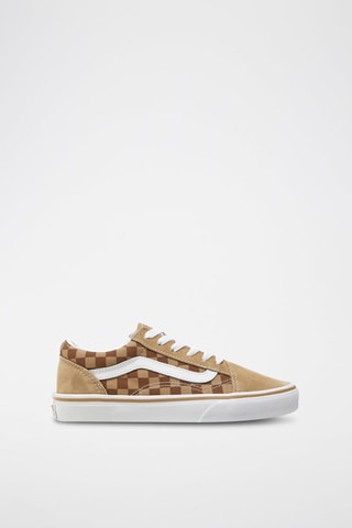 Sneakers en cuir Old Skool - Camel et marron