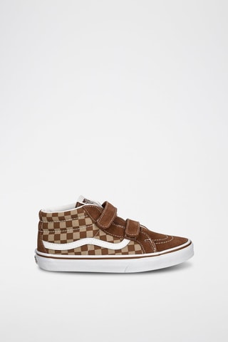 Sneakers montants en cuir Old Skool - Marron