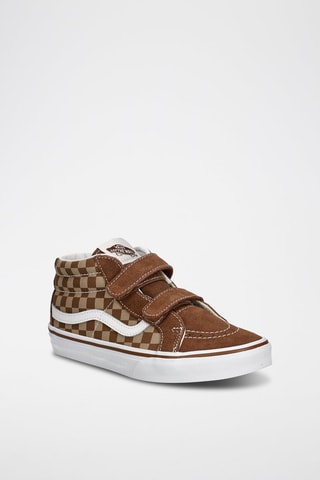 Sneakers montants en cuir Old Skool - Marron