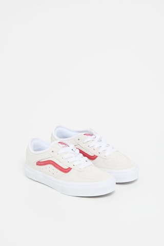 Baskets en nubuck UY Rowley Classic - Blanc et rouge