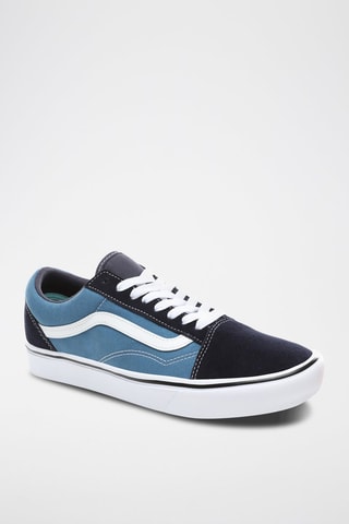 Baskets en nubuck UA ComfyCush Old Skool Bleu marine et ciel