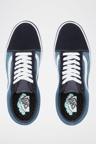 Baskets en nubuck UA ComfyCush Old Skool Bleu marine et ciel