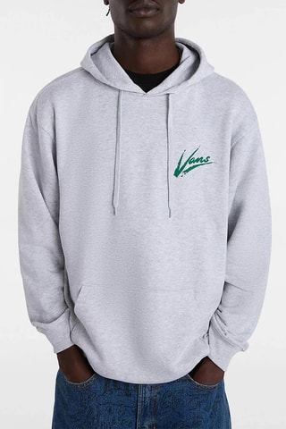 Sweat à capuche Dettori Loose FT Po - Gris clair chiné