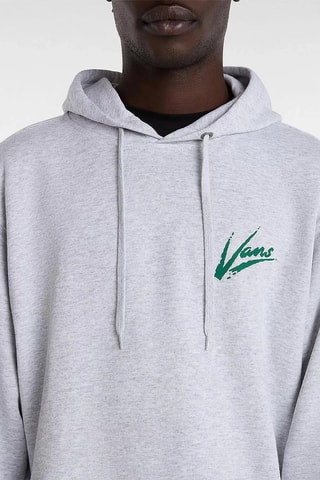 Sweat à capuche Dettori Loose FT Po - Gris clair chiné