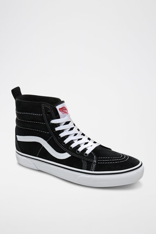 Baskets montantes en cuir UA SK8-Hi MTE Noir