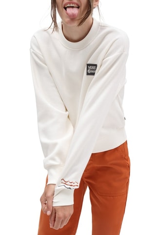 Sweat Textured Waves Fleece Ecru