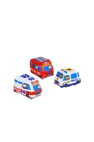 Conjunto de 3 carros maleáveis A partir de 1 ano