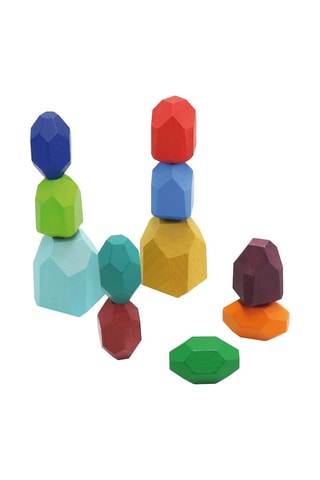 Blocos de construção madeira 11 peças - A partir dos 3 anos