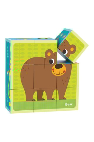 Puzzle animais em madeira  9 peças - A partir dos 2 anos