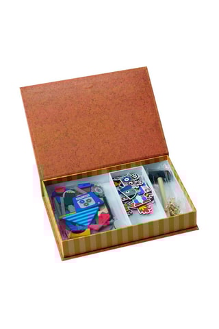 Conjunto de formas em madeira robô e foguetão espacial - A partir de 3 anos