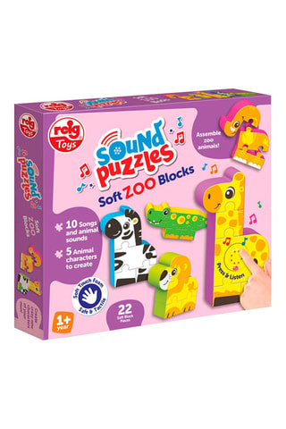 Puzzle sonoro Animais A partir de 1 ano