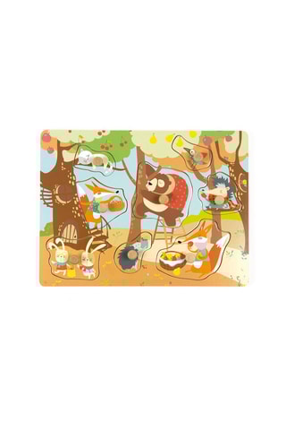 Puzzle Floresta de madeira 8 peças - A partir dos 18 meses