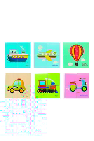 Puzzle de circulação em madeira 20 peças - A partir de 3 anos