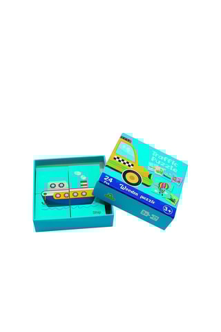 Puzzle de circulação em madeira 20 peças - A partir de 3 anos