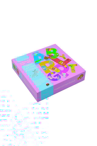 Puzzle de letras divertidas 52 peças - A partir de 3 anos