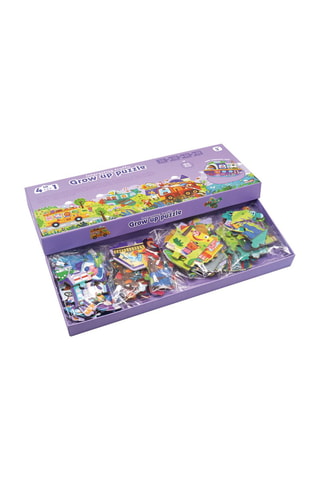 Puzzle progressivo 4 em 1 Trânsito Interessante - A partir dos 3 anos