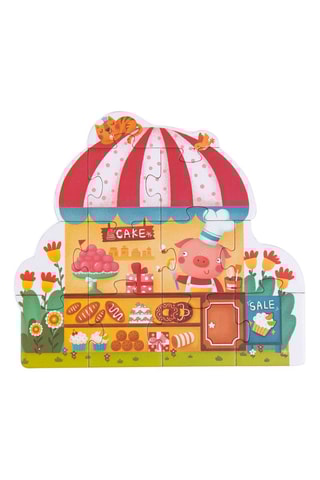 4 puzzles progressivo Casa Animada - 12, 16, 24 e 32 peças - A partir dos 3 anos