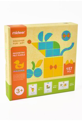 Puzzle geométrico - 157 peças - A partir dos 3 anos