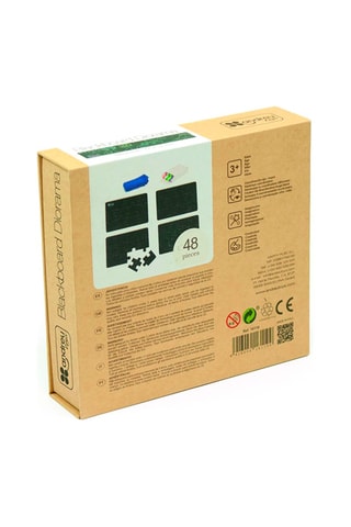 4 puzzles de quadros pretos em madeira A partir de 3 anos