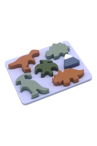 Puzzle de silicone Dinossauros - 6 peças - A partir dos 18 meses
